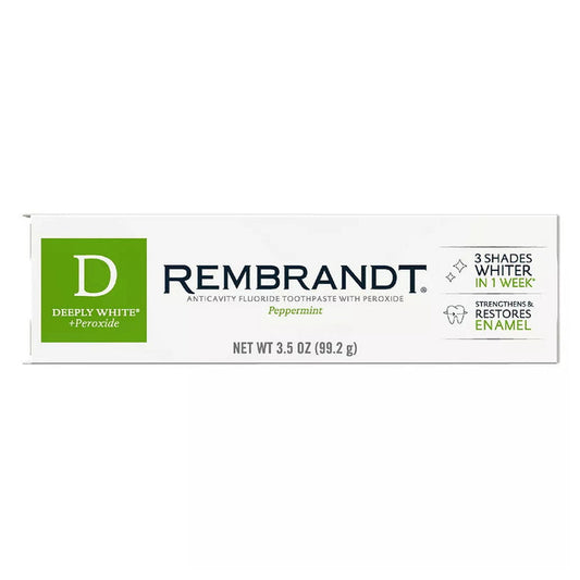 Rembrandt Deeply White & Peroxide Whitening Toothpaste - Peppermint