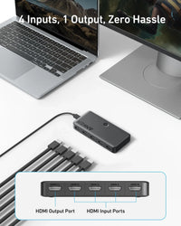 Anker HDMI Switch (4 in 1 Out, 4K HDMI) - Trustymall