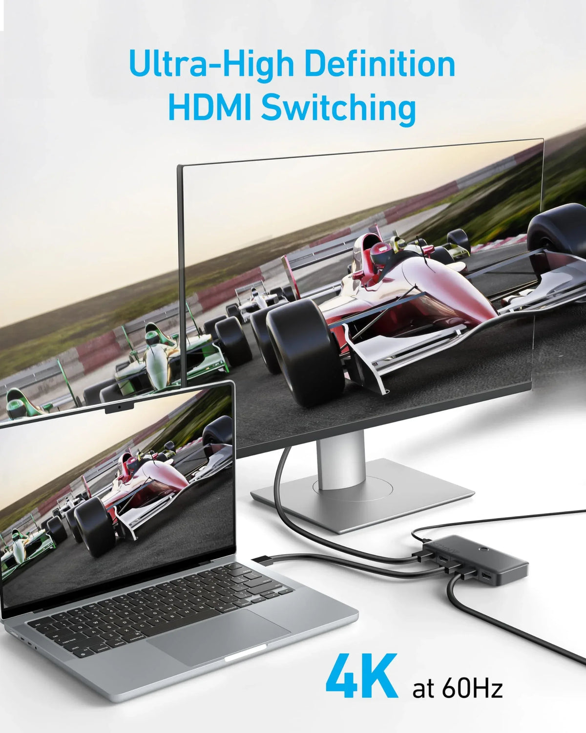 Anker HDMI Switch (4 in 1 Out, 4K HDMI) - Trustymall