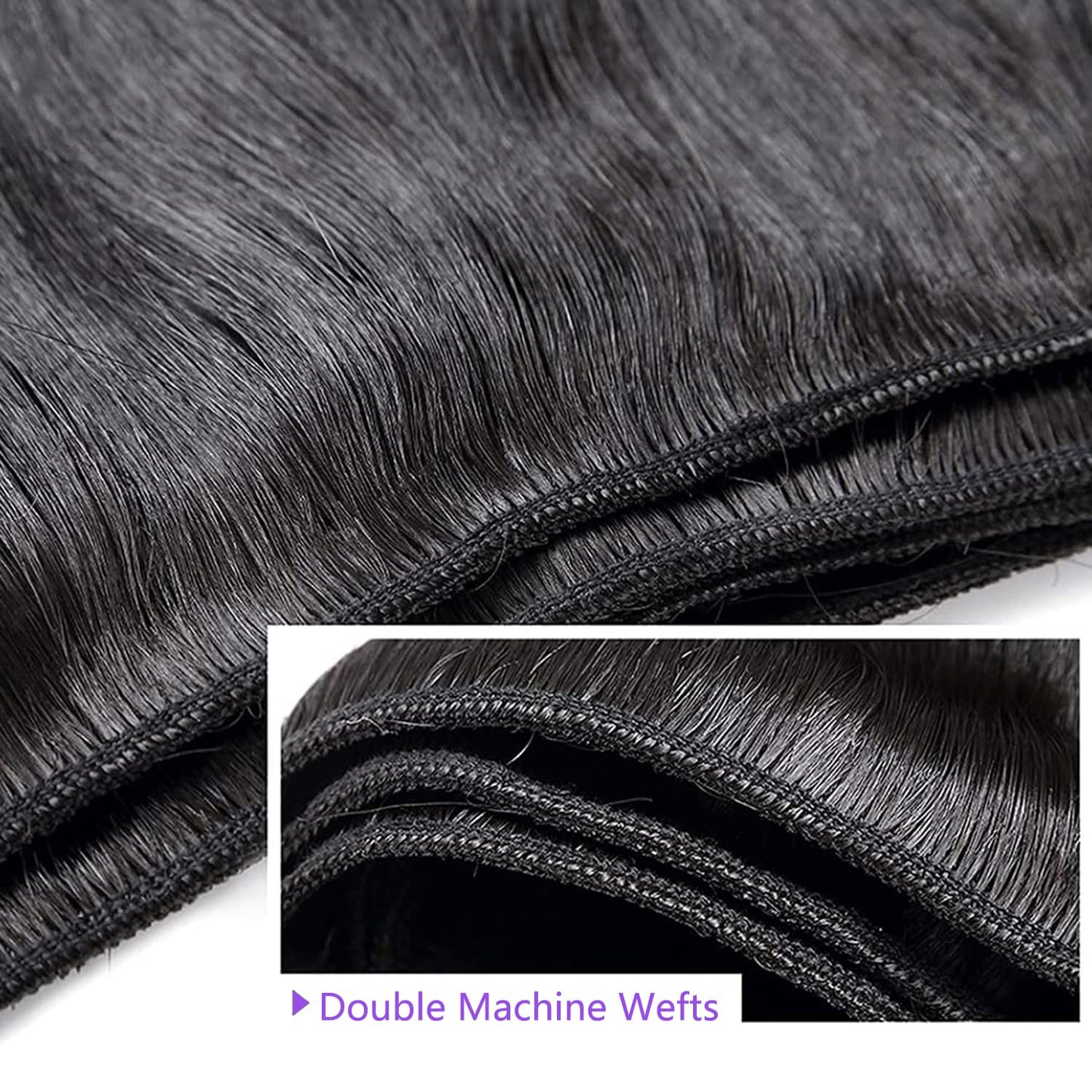 10A Brazilian Straight Hair Bundles 22 24 26 28 Inch Straight Hair 4 Bundles 100% Unprocessed Brazilian Virgin Hair Bundles Deals Human Hair Weft Weave Bundles Human Hair Extension