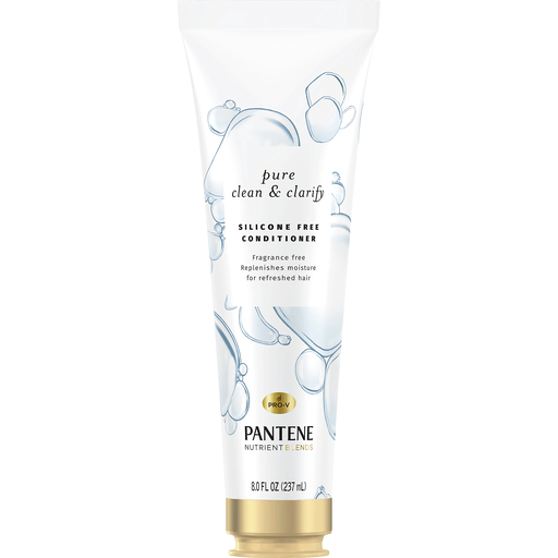 Pantene Pure Clean & Clarify Silicone Free Conditioner, Fragrance Free, 9.6 Fl Oz