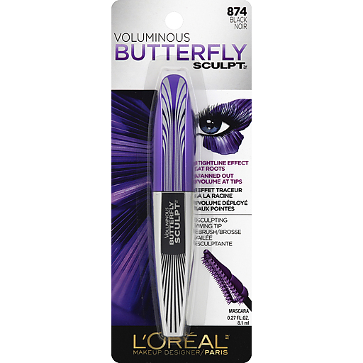 Loreal Voluminous Butterfly Sculpt Mascara, Black 874