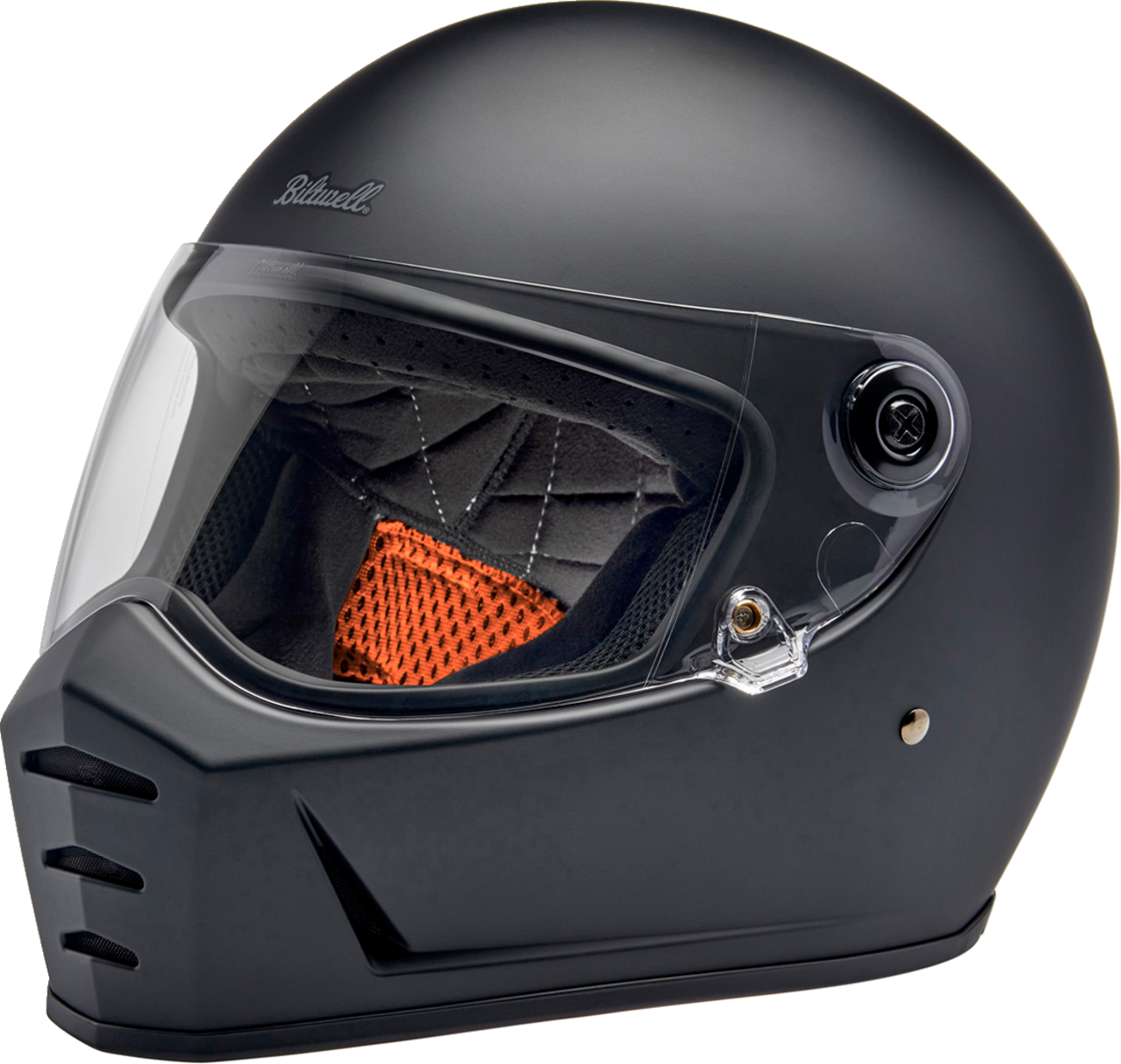 BILTWELL Lane Splitter Helmet - Flat Black - 2XL 1004-201-506