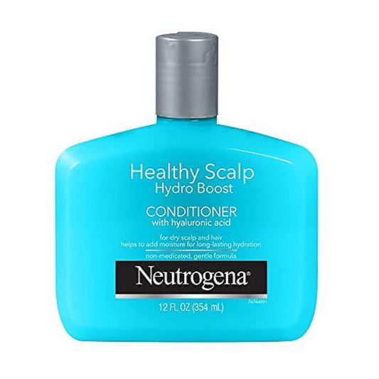 Neutrogena Moisturizing Healthy Scalp Hydro Boost Conditioner For Dry Hair And Scalp, With Hydrating Hyaluronic Acid, pH-Balanced, Paraben & Phthalate-Free, Color-Safe, 12 Fl Oz