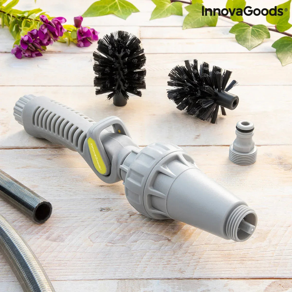 Rotating Brush for Hosepipe Twise InnovaGoods - Trustymall