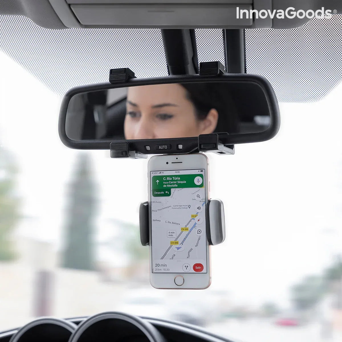 Smartphone Holder for Rearview Mirror Stropp InnovaGoods - Trustymall