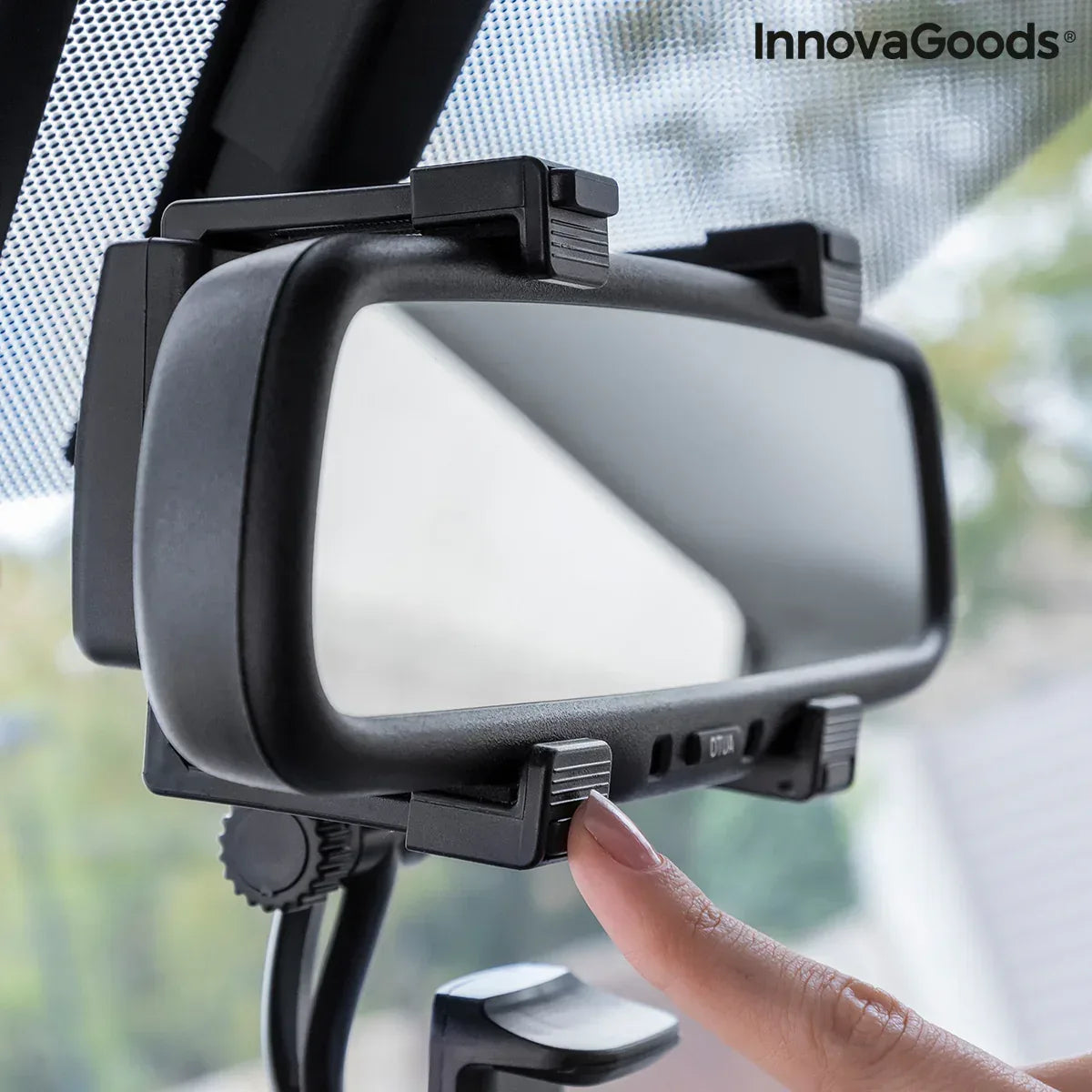Smartphone Holder for Rearview Mirror Stropp InnovaGoods - Trustymall