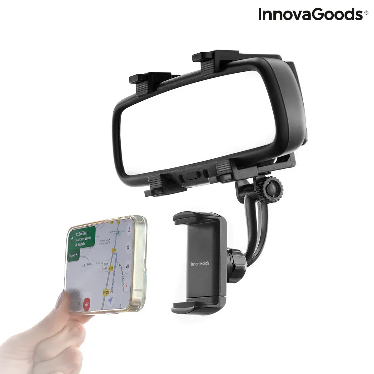 Smartphone Holder for Rearview Mirror Stropp InnovaGoods - Trustymall
