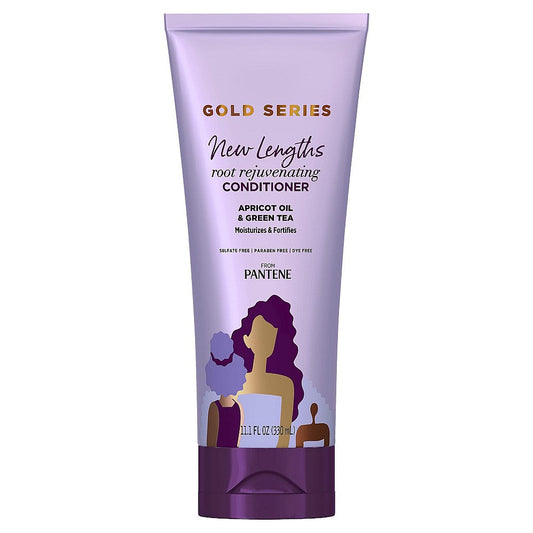 Pantene Gold Series Root Rejuvenating Conditioner With Apricot Oil & Green Tea - 11.1 Fl Oz