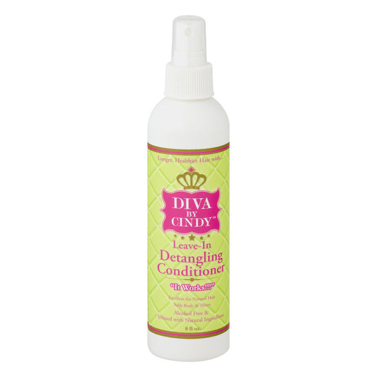 Diva by Cindy Detangling Conditioner, Leave In 8 Oz