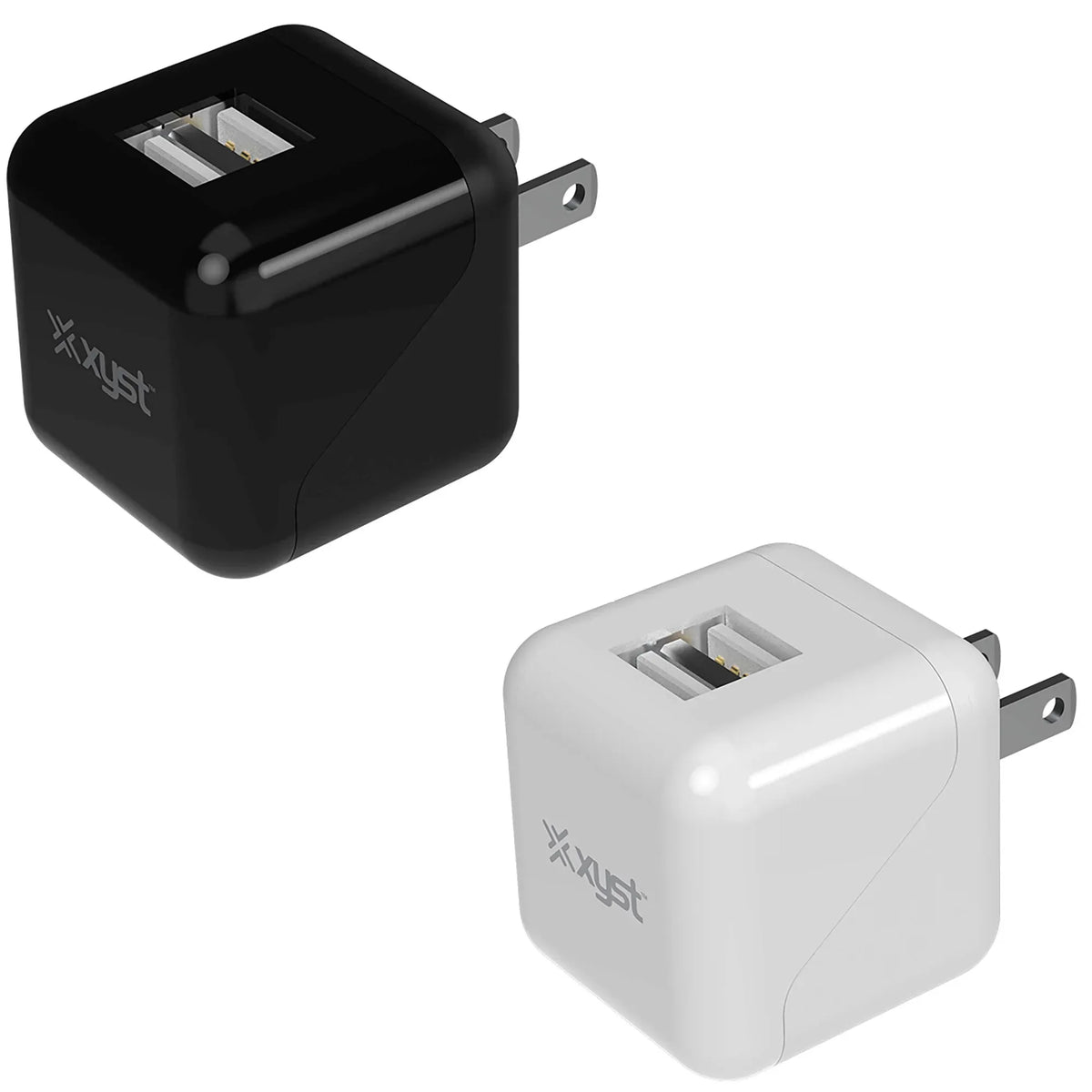 Xyst 2.4-Amp Dual USB Foldable Wall Charger - Trustymall