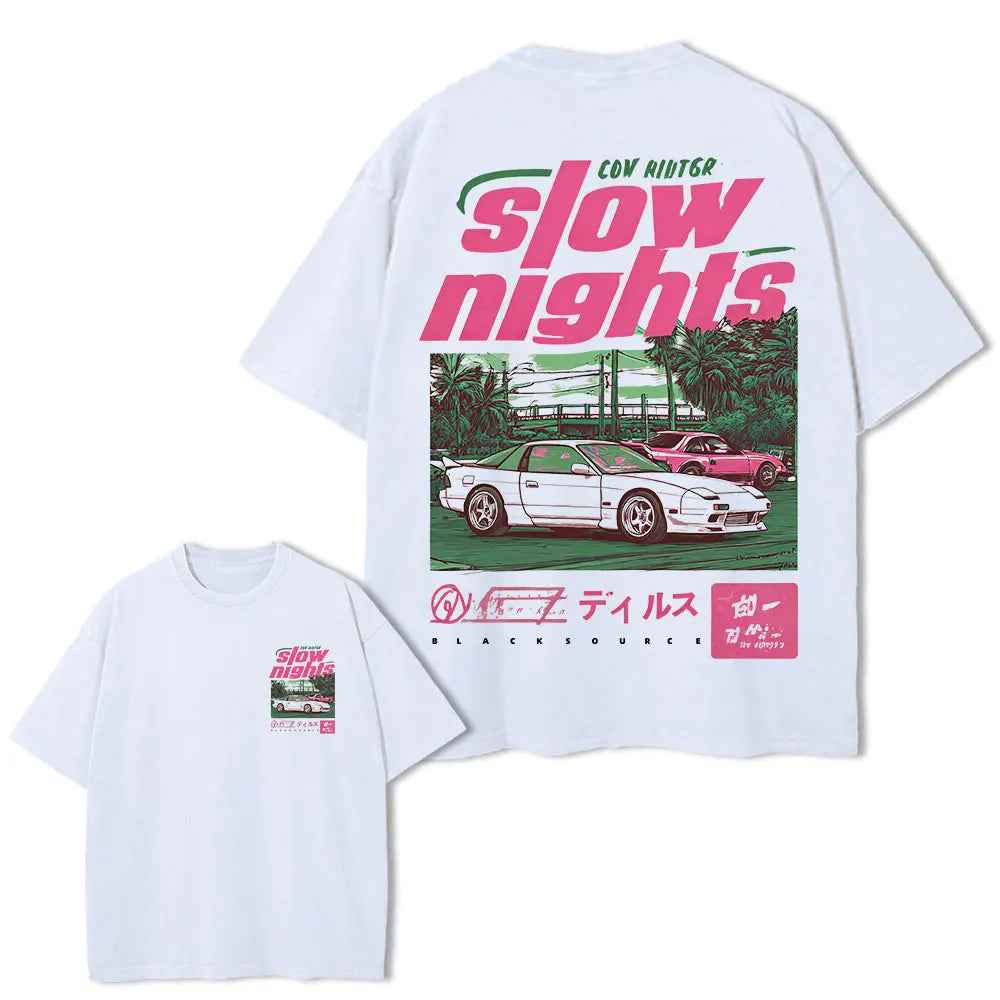 Men's Cotton Graphic T-Shirt Y2K Oversize Short Sleeve Casual Tee