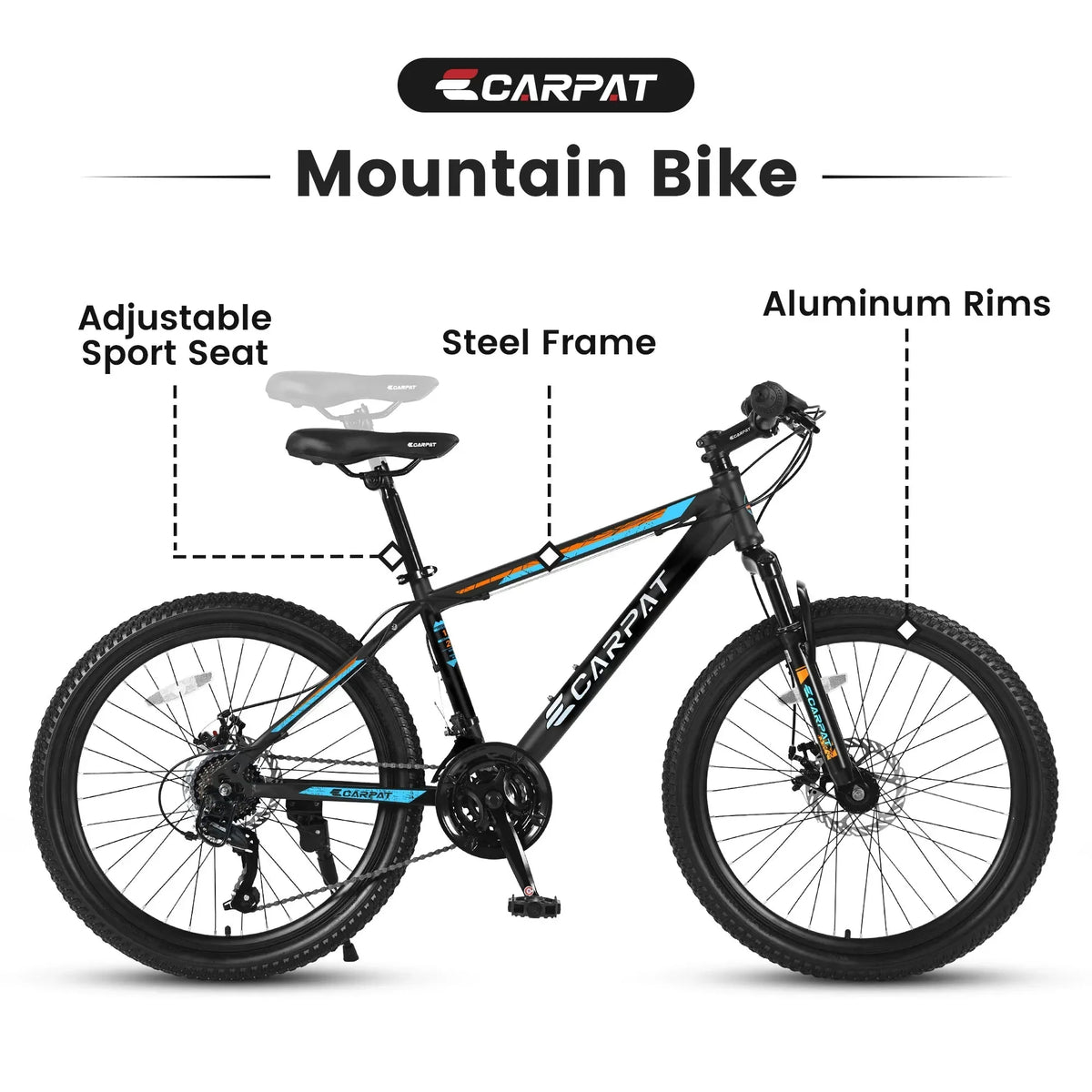 TrailStar™ City-Cruizer – 26" Shimano 21-Speed Mountain Bike - Trustymall