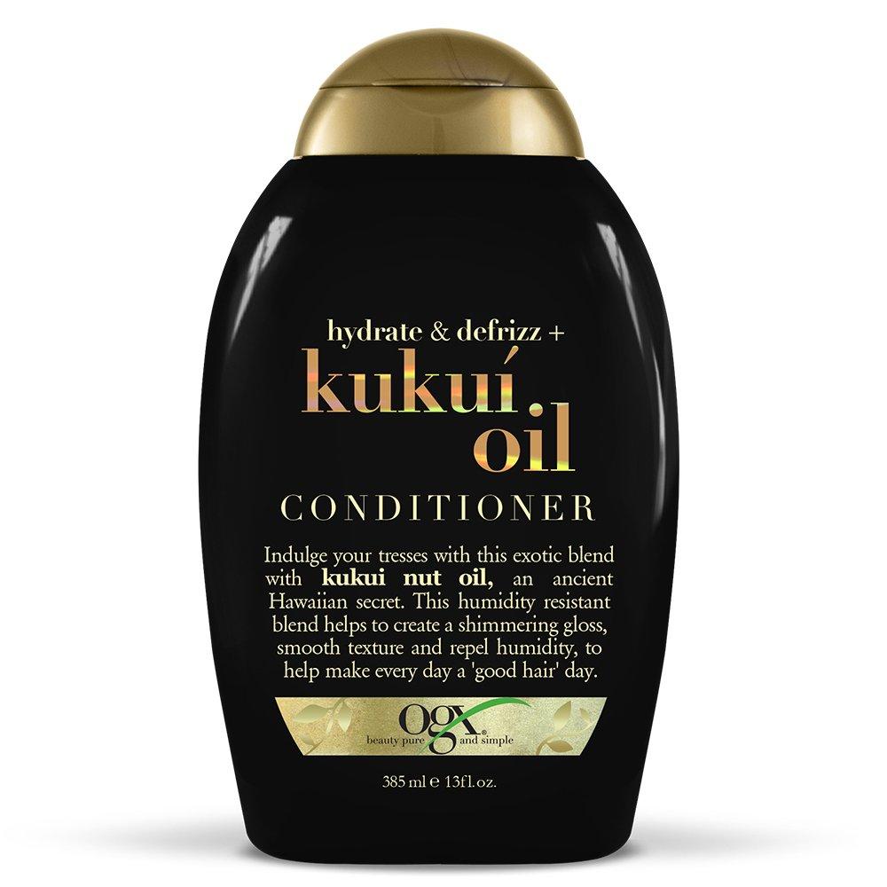OGX Hydrate & Defrizz + Kukui Oil Conditioner 13 Fl. Oz. Bottle