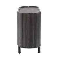 Curved Design Light Luxury Sideboard with Adjustable Shelves,Suitable