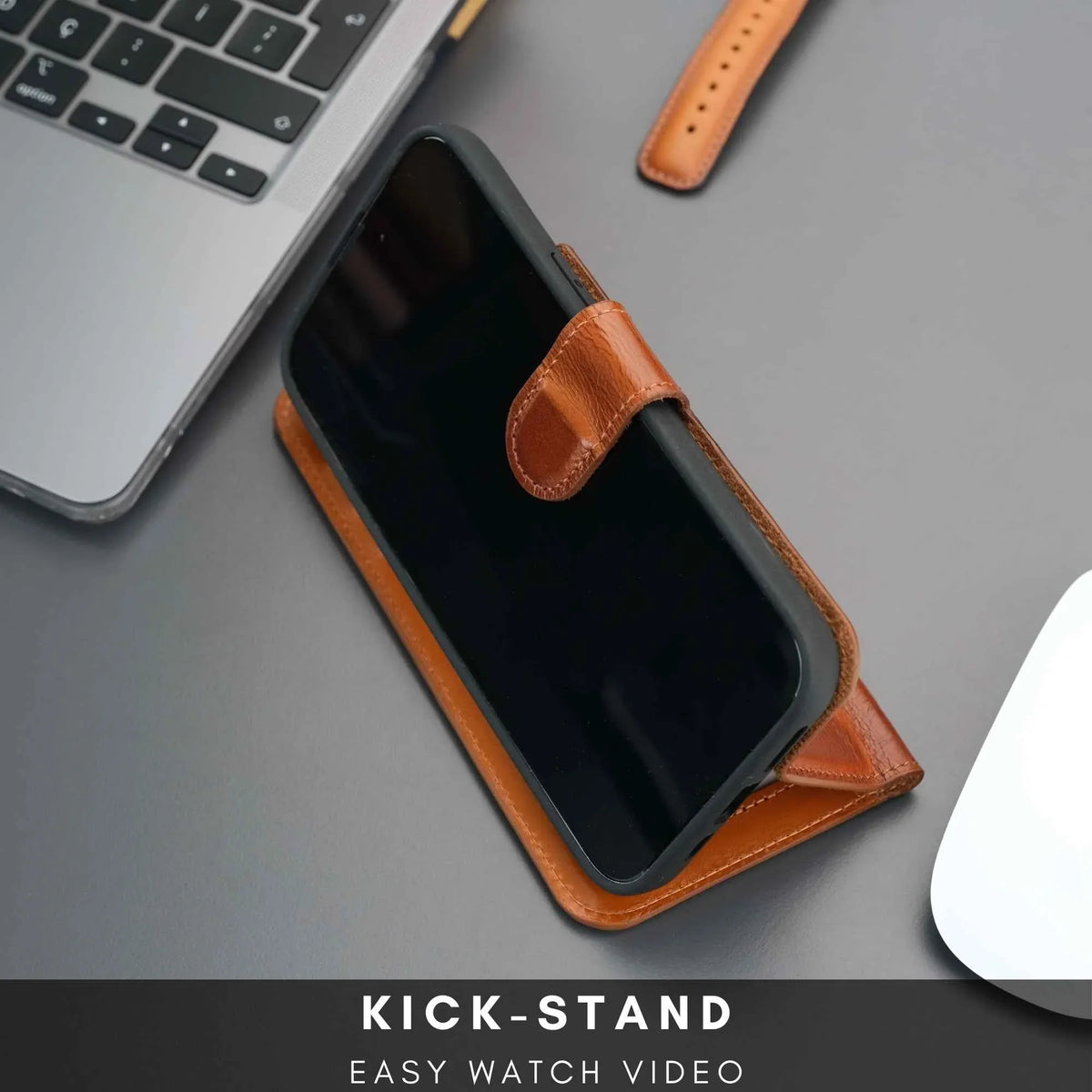 Casper iPhone 16 Pro Wallet Case Leather MagSafe