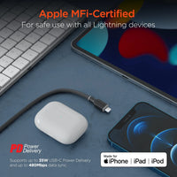 HyperGear Flexi PRO USB-C to Lightning Cable 4ft - Trustymall