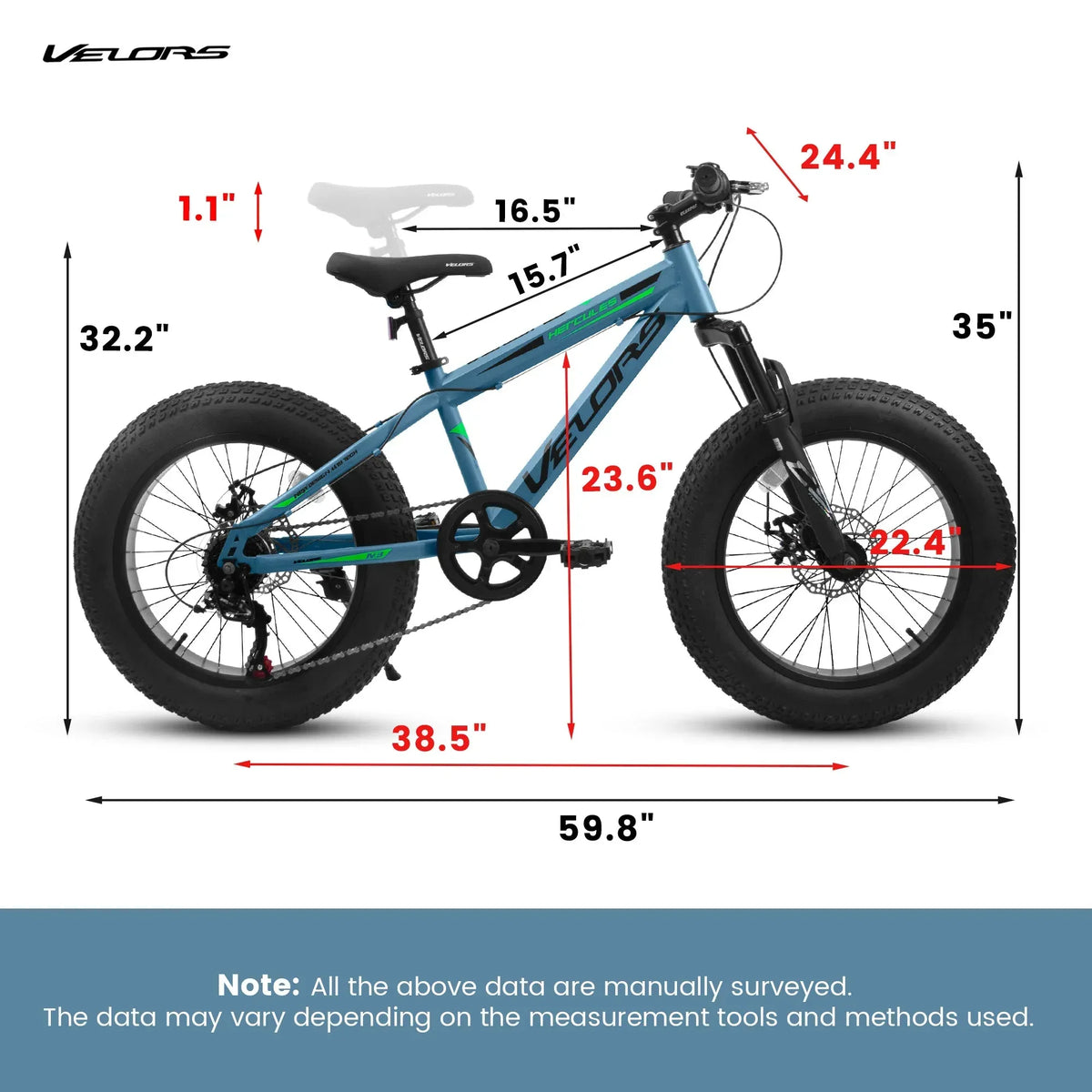 VeloCore™ City-Cruizer – 20-Inch Fat Tire Mountain Bike - Trustymall