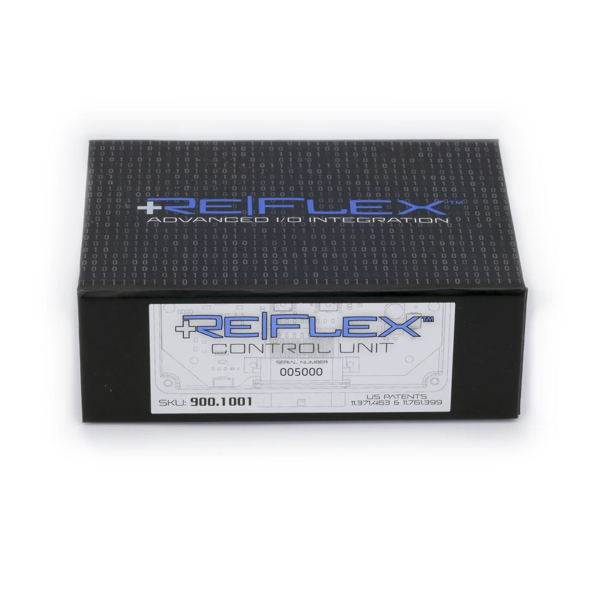 Close-up of ReFlex+ Control Unit side showing detailed port arrangements.