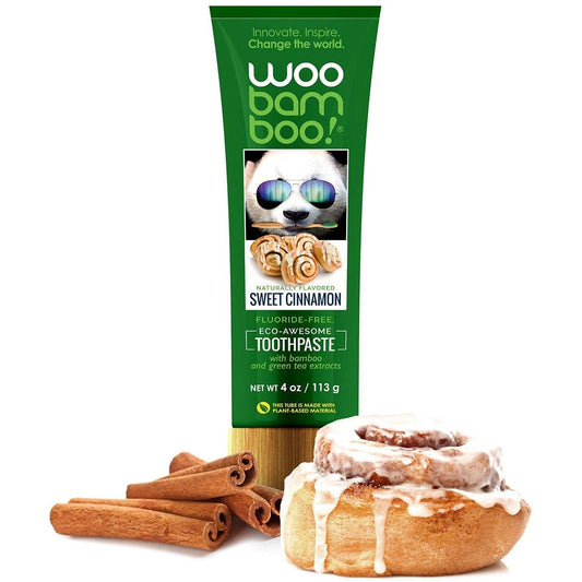 Woobamboo Toothpaste Sweet Cinnamon, 4 Oz