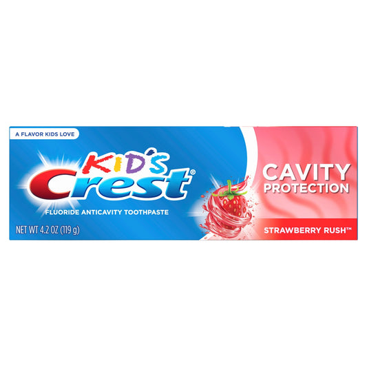 Crest Cavity Protection Fluoride Toothpaste Strawberry Rush