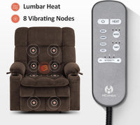 Large Power Lift Recliner With Massage And USB Ports