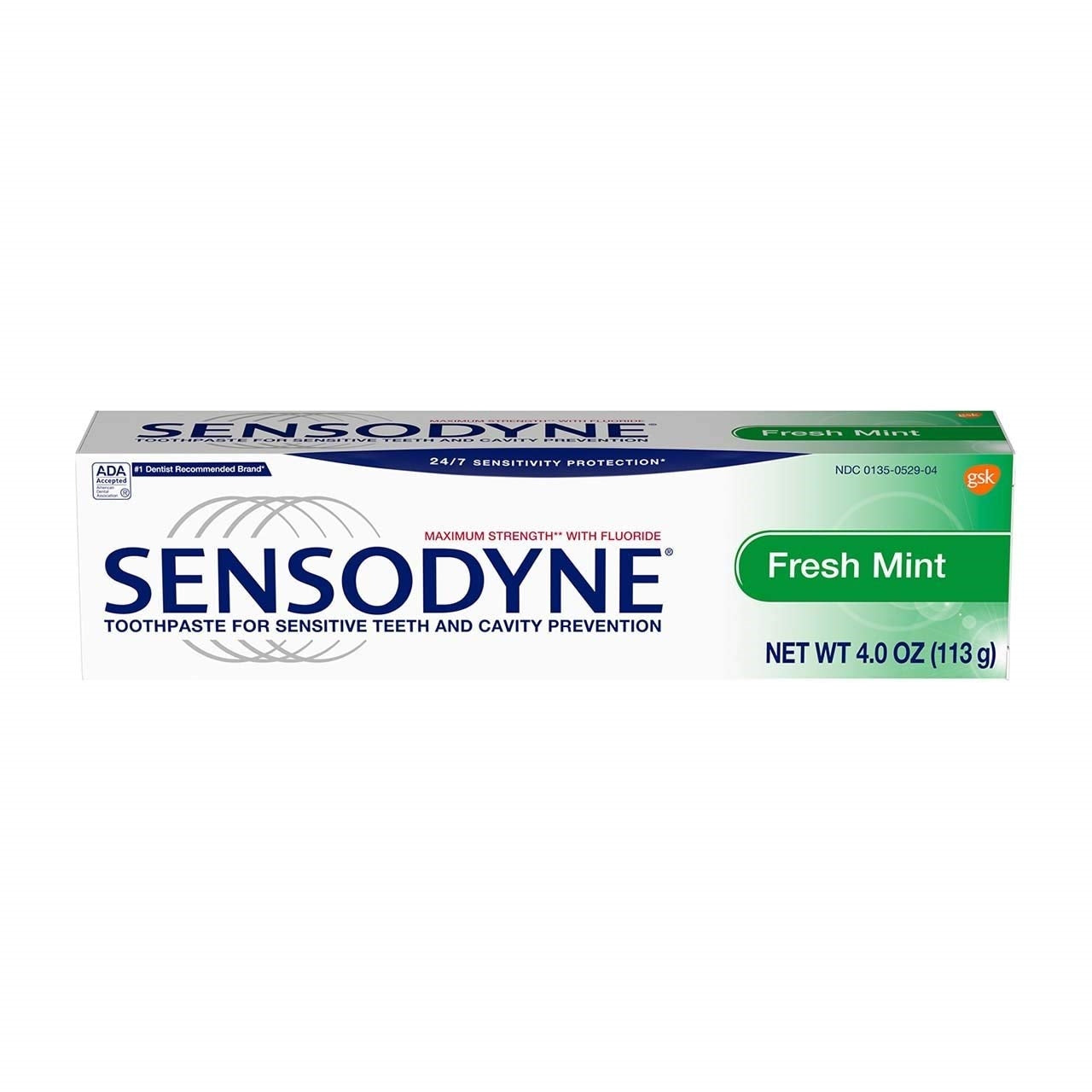 Sensodyne Toothpaste For Sensitive Teeth, Fresh Mint, 4 Oz