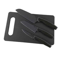 Oster Slice Craft 4 Piece Cutlery Knife Set with Cutting Board in