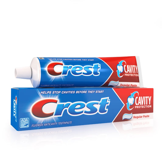 Crest Cavity Protection Fluoride Anticavity Regular Paste Toothpaste 5.7 Oz