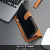 Casper iPhone 16 Pro Wallet Case Leather MagSafe