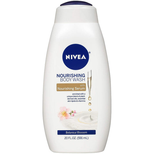 Nivea Body Wash, With Nourishing Serum, Botanical Blossom 20 Fl Oz