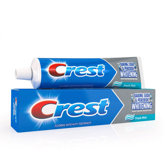 Crest Baking Soda & Peroxide Whitening With Tartar Protection Toothpaste - Fresh Mint