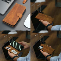 Casper iPhone 16 Pro Wallet Case Leather MagSafe