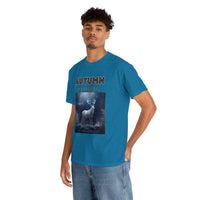 Autumn is coming: Fall Vibes T-shirts | Deer Drinking Brook Leaves Cha