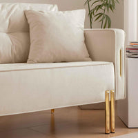 70" Velvet Sofa Couch Luxury Modern Upholstered 3-Seater sofa with 2