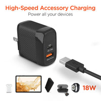 HyperGear SpeedBoost 25W USB-C PD + 12W USB Fast Wall Charger with PPS - Trustymall