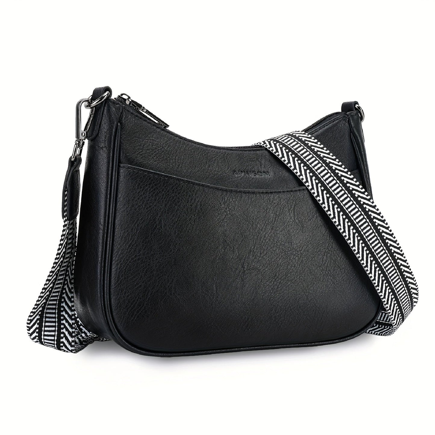 Vintage Crossbody Bag Chic Shoulder Purse Adjustable Strap