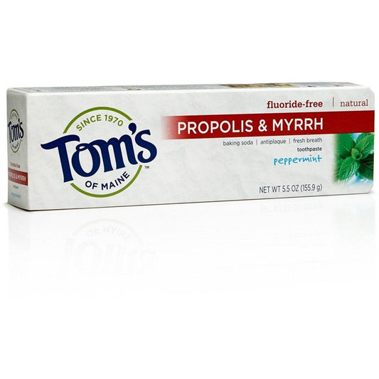 Tom's of Maine Peppermint Propolis & Myrrh Toothpaste, 5.5 Oz