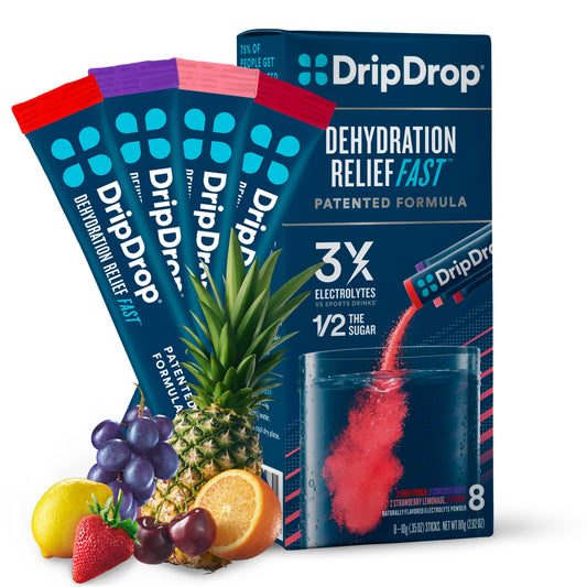 DripDrop Electrolyte Juicy Variety Pack Drink Mix Packets