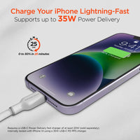 HyperGear Flexi PRO USB-C to Lightning Cable 6ft - Trustymall