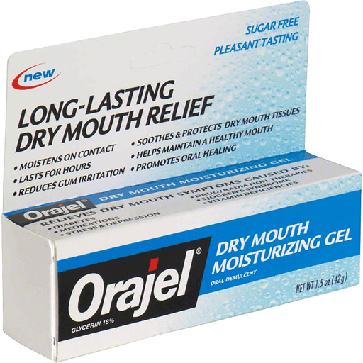 Orajel Dry Mouth Moisturizing Gel 1.5 Oz