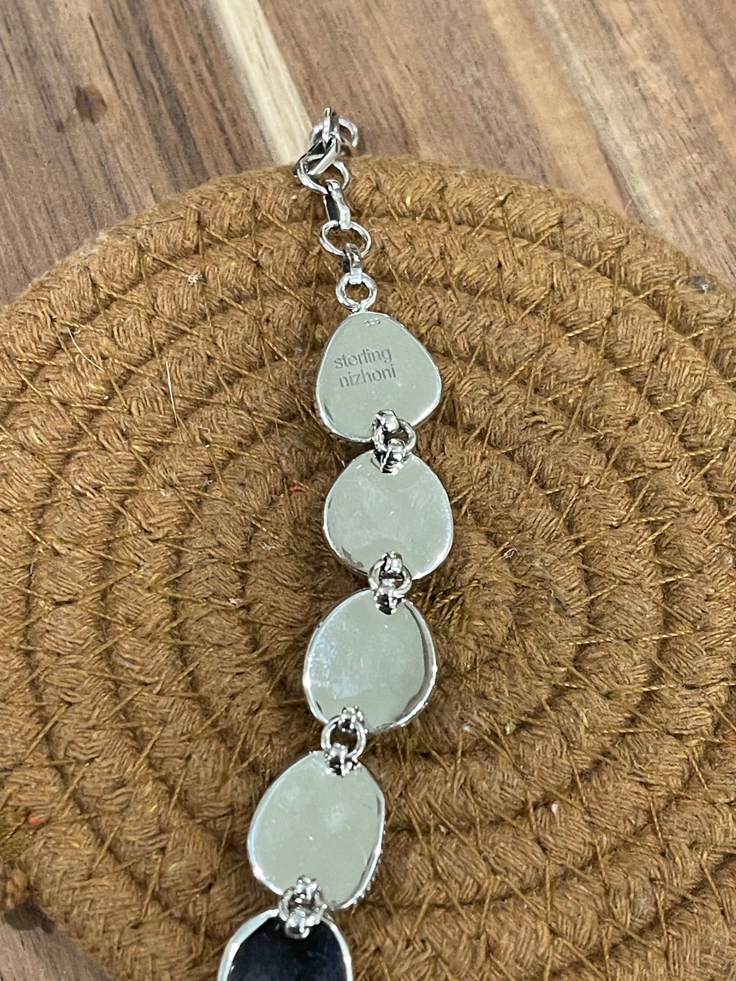 Handmade Sterling Silver & Sonoran Mountain Turquoise Bracelet