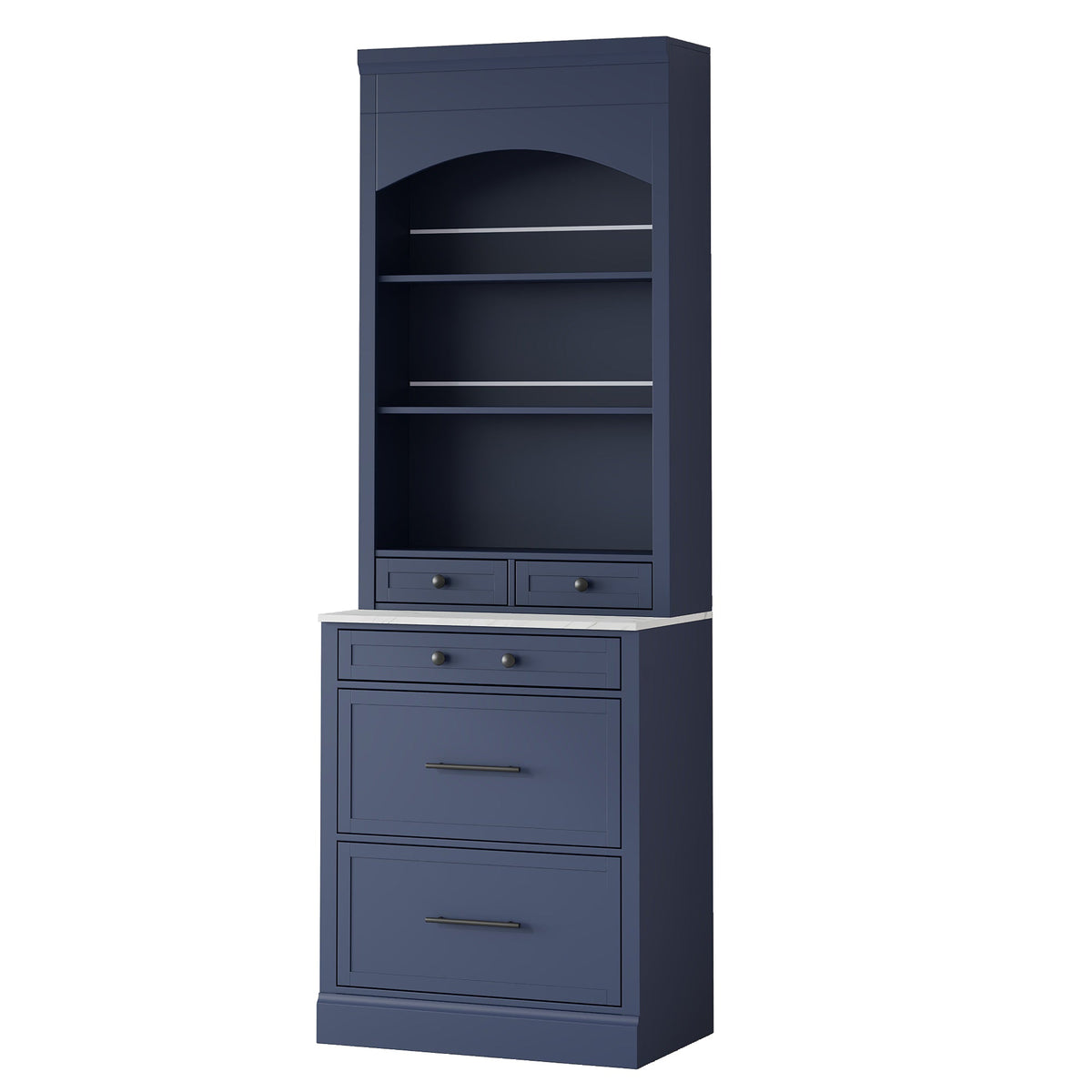 Modern 83.7inch High Kitchen Pantry, Freestanding Tall Kitchen Hutch