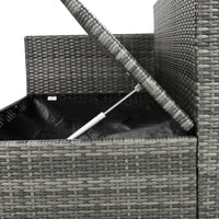 Outdoor 6-Piece All Weather PE Rattan Sofa Set, Garden Patio Wicker