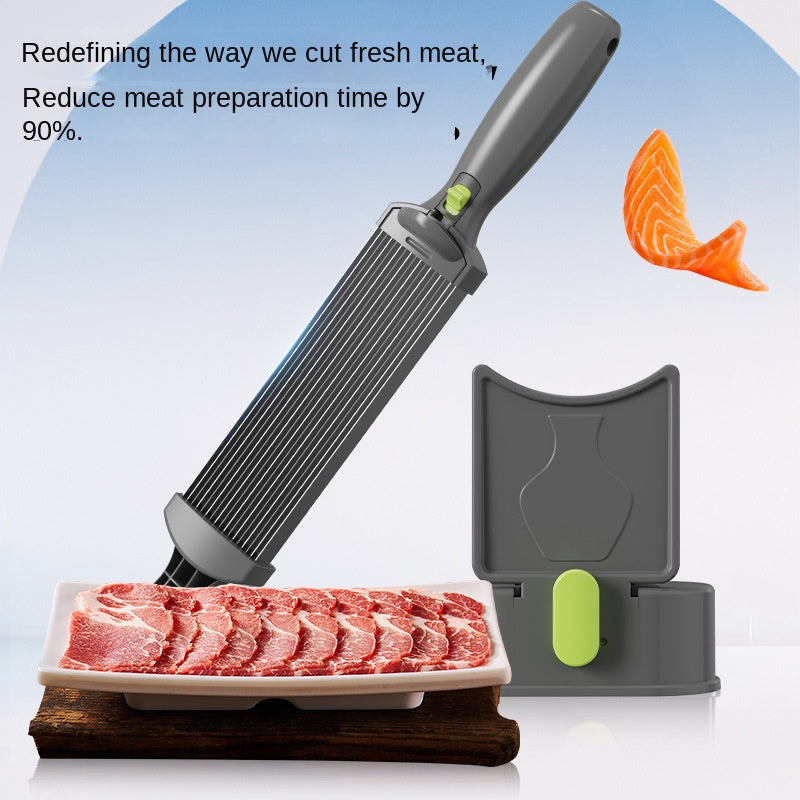 Kitchen Knife Set Home Cooking BBQ Hot Pot Fresh Meat Cutter Beef Mutton Slicer and Shredder for Poultry Meat & Hotpot