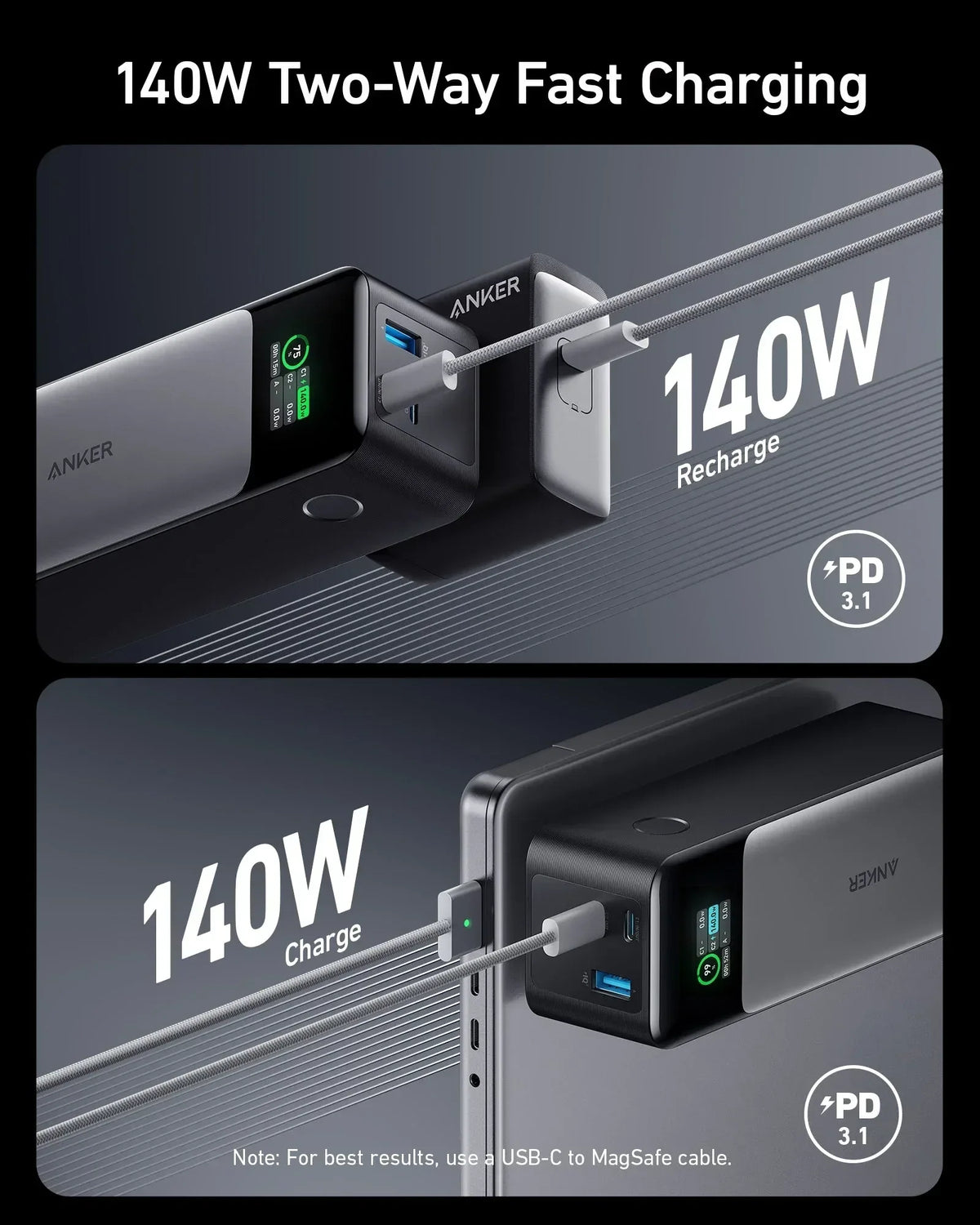 Anker 737 Power Bank (PowerCore 24K) - Trustymall