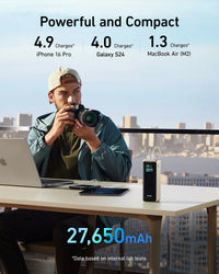 Anker Prime Power Bank (27K, 250W) - Trustymall