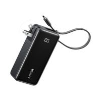 Anker Power Bank (10K, Fusion, Built-In Cable) - Trustymall