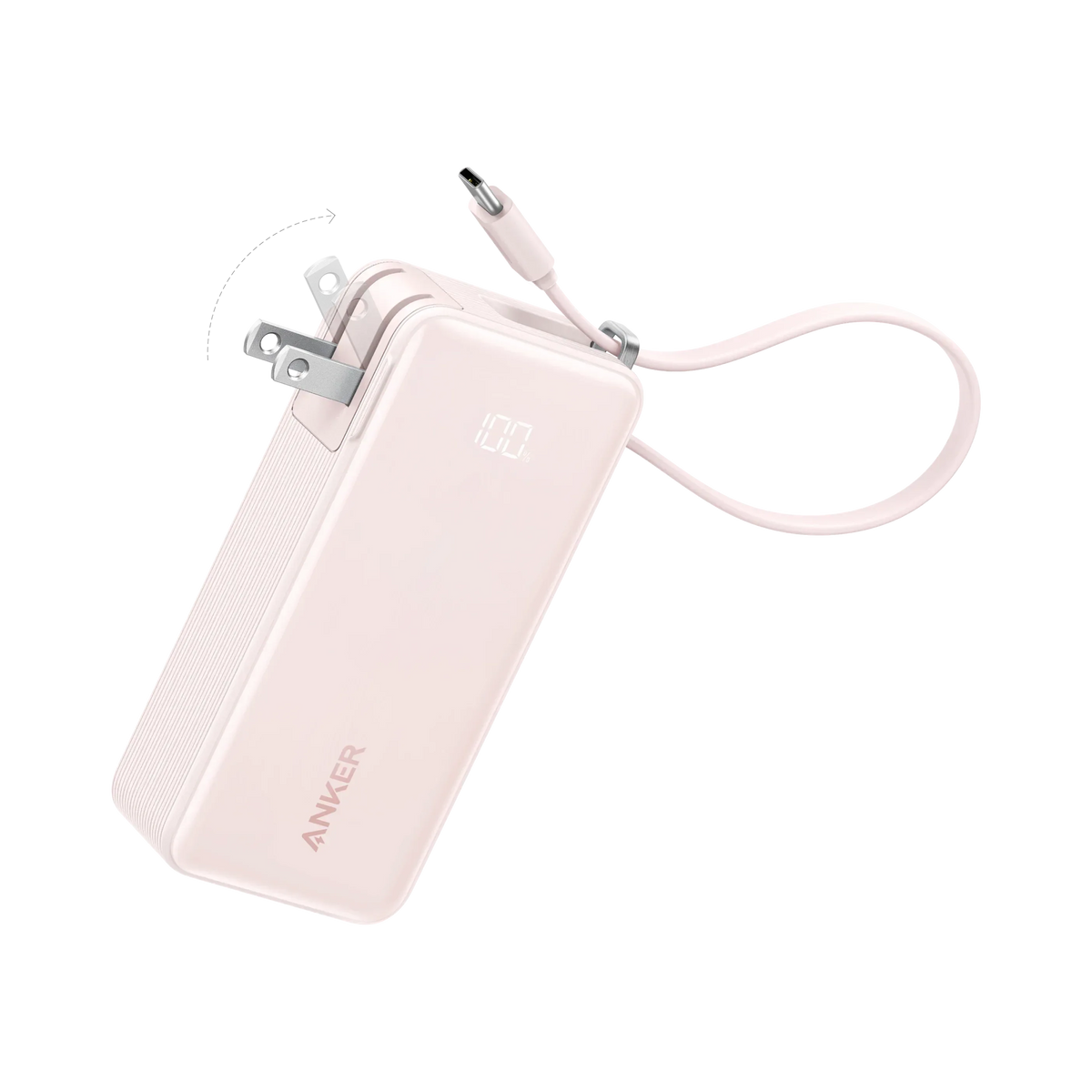 Anker Power Bank (10K, Fusion, Built-In Cable) - Trustymall