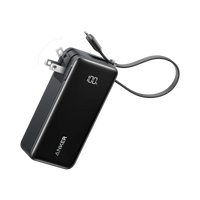 Anker Power Bank (10K, Fusion, Built-In Cable) - Trustymall